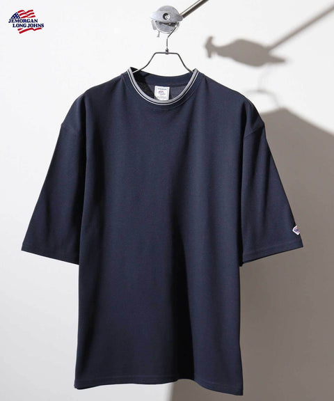 【2025夏 新商品】カノコ クルーネック 襟ライン S/S T #JF067