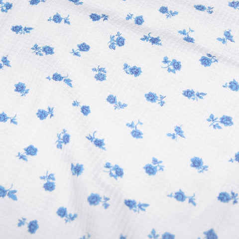 【人気定番】ワッフルラグラン青花柄長袖Ｔ（パック入り）  #JC091