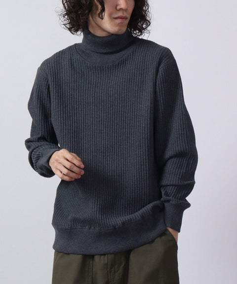 ビッグワッフルタートルネック #JB502