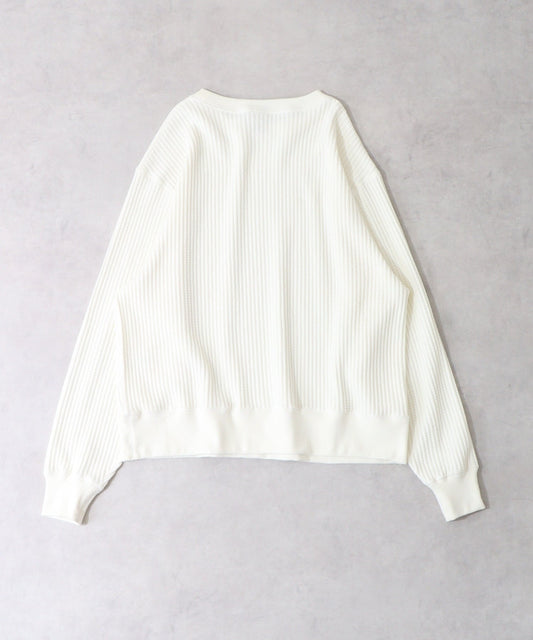 【リラックスサイズ】ビッグワッフルBIG SIZEクルーネック #JD042-52S