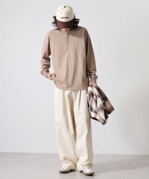 【JEMORGAN】ヘンリーネックL/S #JE111