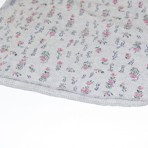 【人気定番】ワッフルラグラン花柄長袖Ｔ（パック入り）  #JC090