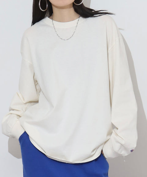 【2025新作】天竺 ピグメントダイ L/S Tシャツ #JF006