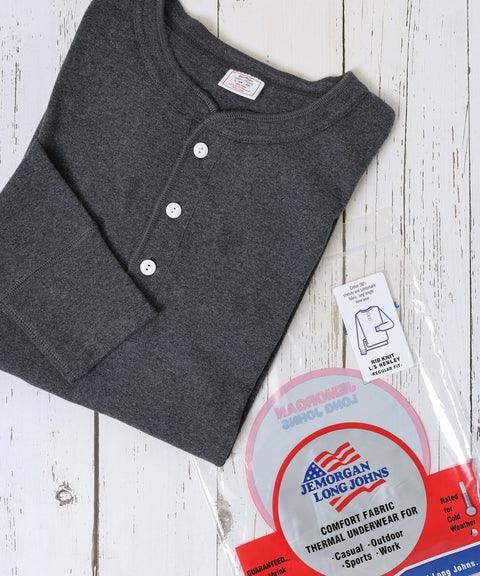 【2025新商品】フライス長袖ヘンリーネック パックTEE #JF162-52S