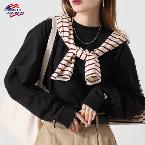 【JEMORGAN】クルーネックL/S #JE009