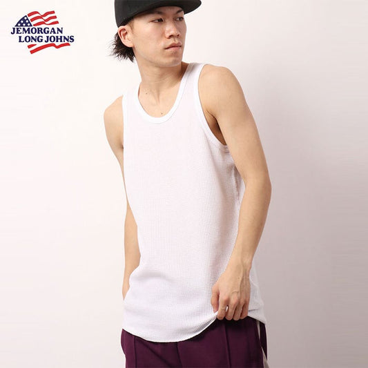 【定番】ワッフルタンクトップ（パック入り） #JC735-22K