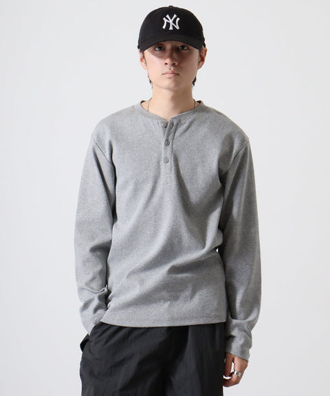 【JEMORGAN】テレコ ヘンリーネックL/S #JE113