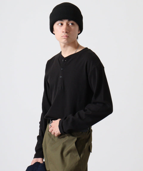 【JEMORGAN】テレコ ヘンリーネックL/S #JE113